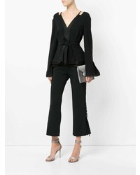 Черная блузка с длинным рукавом от JONATHAN SIMKHAI