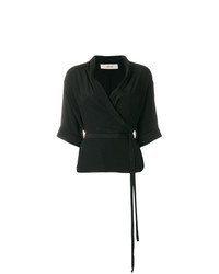 Черная блузка с длинным рукавом от Damir Doma