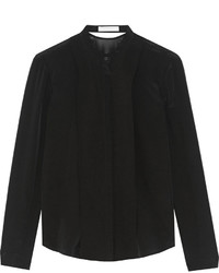 Черная блузка с длинным рукавом от Dion Lee