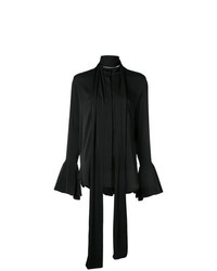 Черная блузка с длинным рукавом от Ellery