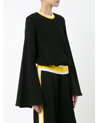 Черная блузка с длинным рукавом от Ellery