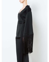 Черная блузка с длинным рукавом от Ellery