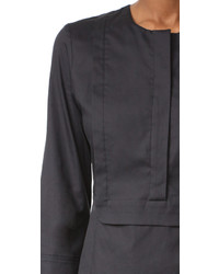 Черная блузка с длинным рукавом от Carven