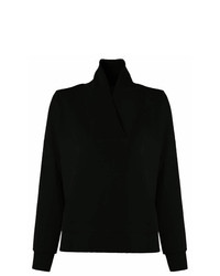 Черная блузка с длинным рукавом от Lygia & Nanny