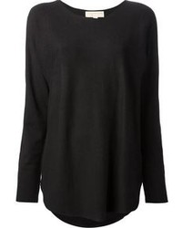 Черная блузка с длинным рукавом от MICHAEL Michael Kors