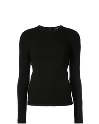 Черная блузка с длинным рукавом от Proenza Schouler