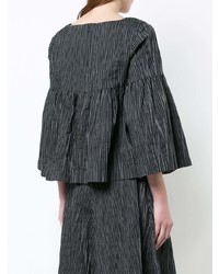 Черная блузка с длинным рукавом от Co