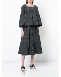 Черная блузка с длинным рукавом от Co