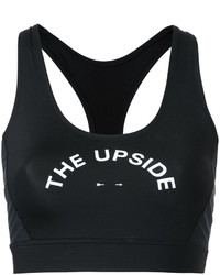 Черная блузка с принтом от The Upside