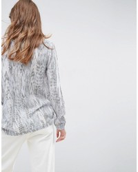 Черная блузка с принтом от B.young