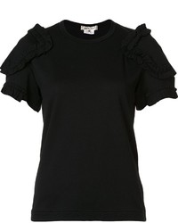 Черная блузка с рюшами от Comme des Garcons