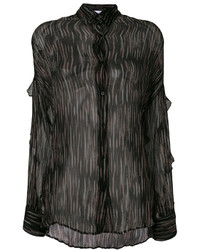Черная блузка с рюшами от IRO