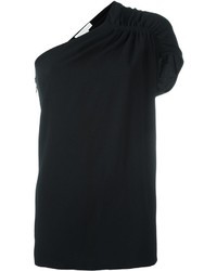 Черная блузка с рюшами от Stella McCartney