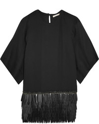 Черная блузка с украшением от Antonio Berardi