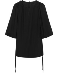 Черная блузка со складками от Ann Demeulemeester