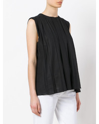 Черная блузка со складками от Marni