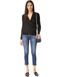 Черная блузка от Alice + Olivia