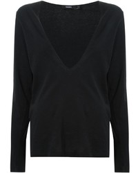 Черная блузка от Bassike