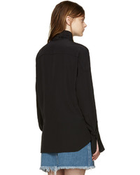 Черная блузка от Chloé