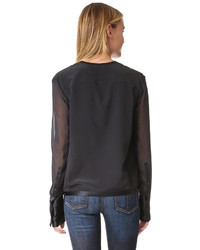 Черная блузка от Rag & Bone