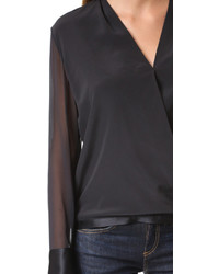 Черная блузка от Rag & Bone