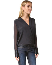 Черная блузка от Rag & Bone