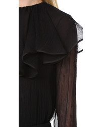 Черная блузка от Nina Ricci
