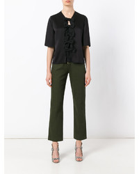 Черная блузка от Fendi