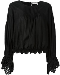 Черная блузка от Chloé