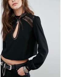 Черная блузка от Tularosa
