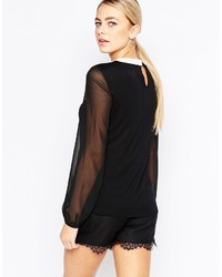 Черная блузка от Oasis