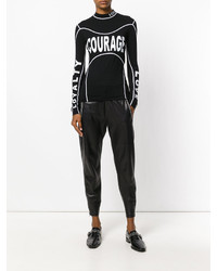 Черная блузка от Versace