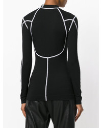 Черная блузка от Versace