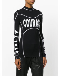 Черная блузка от Versace