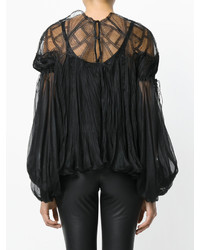 Черная блузка от Maria Lucia Hohan