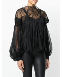 Черная блузка от Maria Lucia Hohan