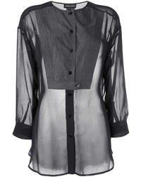 Черная блузка от Emporio Armani