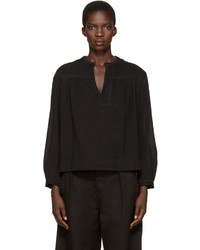 Черная блузка от Etoile Isabel Marant