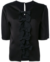 Черная блузка от Fendi