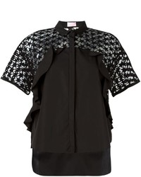 Черная блузка от Giamba