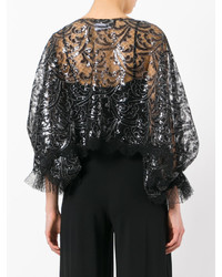 Черная блузка от Talbot Runhof