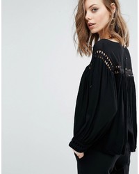 Черная блузка от BA&SH