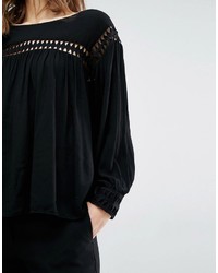 Черная блузка от BA&SH