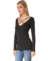 Черная блузка от Rachel Pally