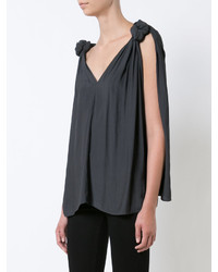 Черная блузка от Smythe