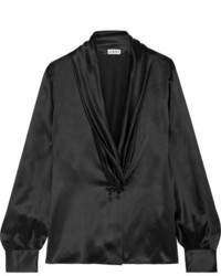 Черная блузка от Loewe