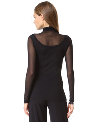 Черная блузка от Fuzzi