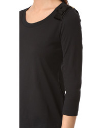 Черная блузка от Salvatore Ferragamo