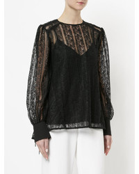 Черная блузка от Rebecca Vallance