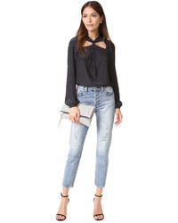 Черная блузка от Ramy Brook